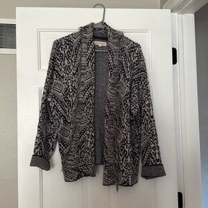 Lucky brand cardigan fringe size M